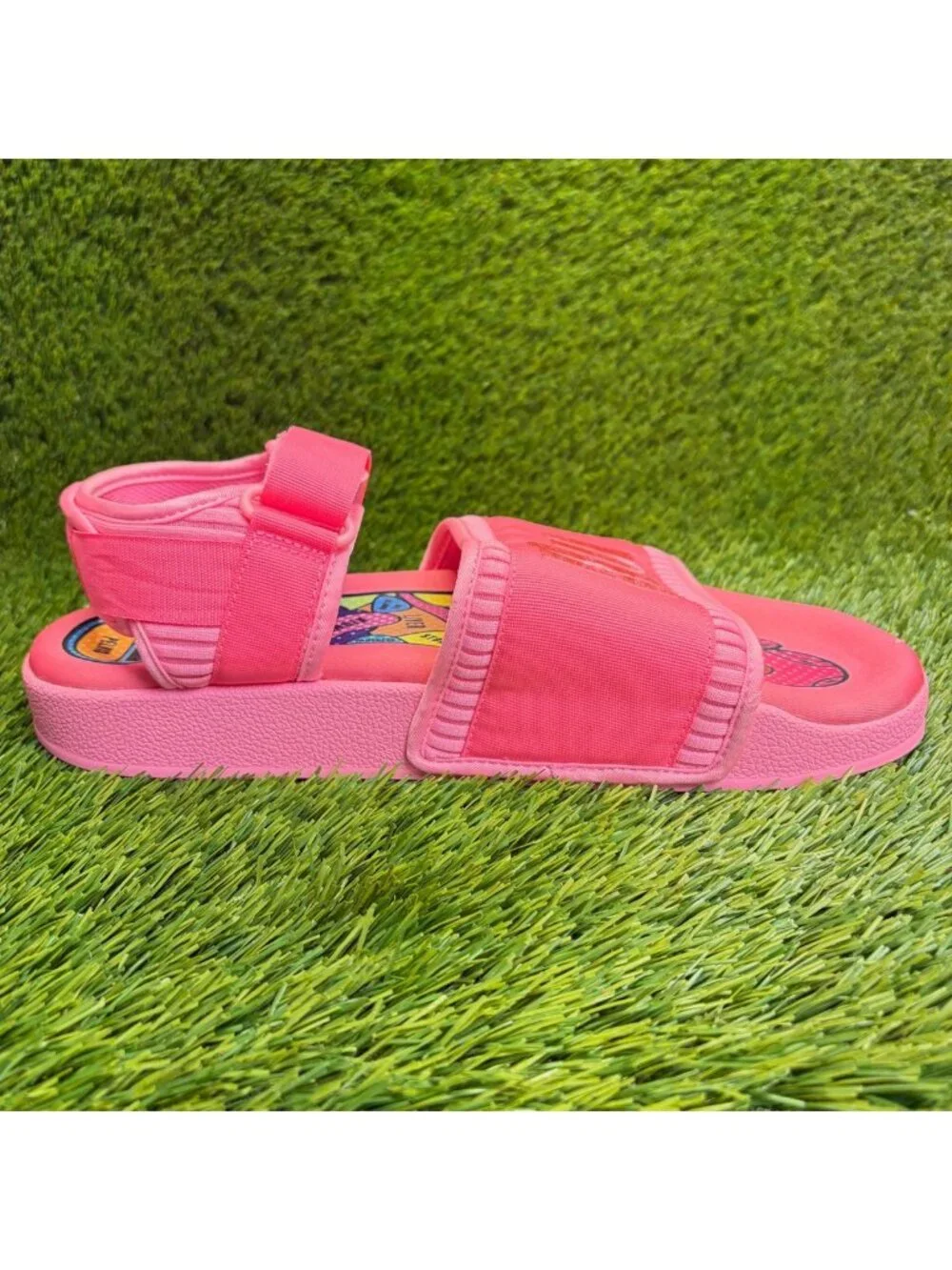 Adidas x Pharrell Williams Adilette 2.0 Mens Size 10 Pink Beach Outdoor Sandals